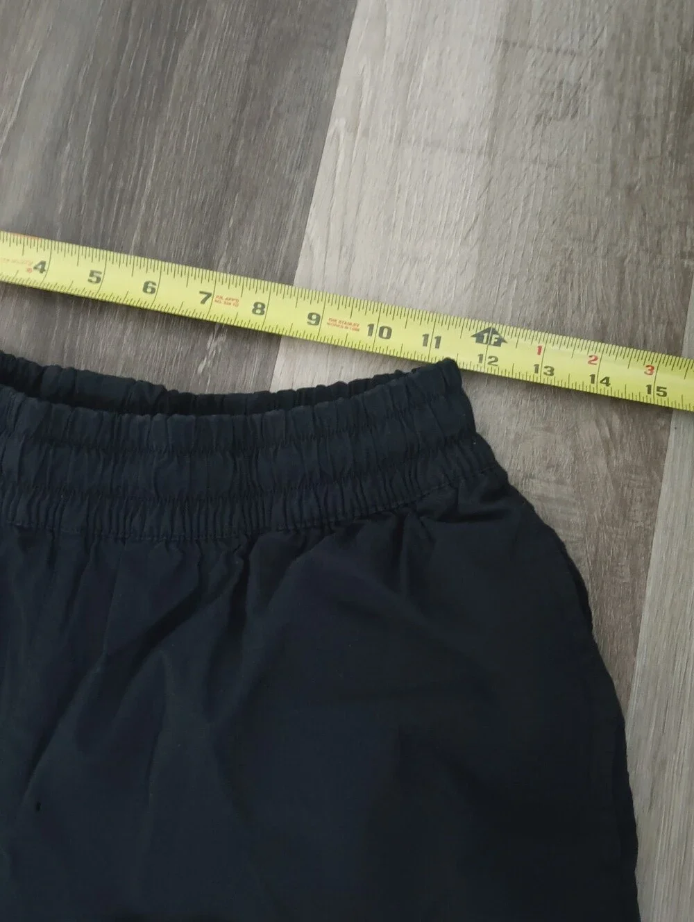 Nike Black Men's Size Medium Jogger Pants with White Swoosh